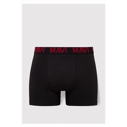 Mavi 5li Siyah Basic Boxer 0910619-900