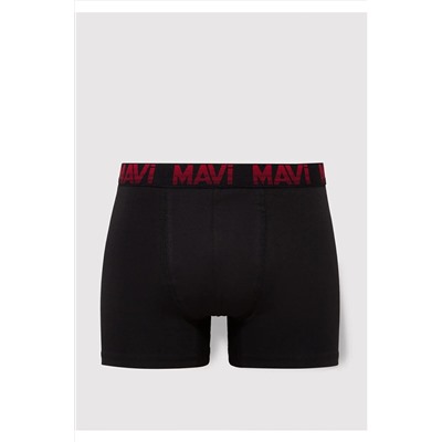 Mavi 5li Siyah Basic Boxer 0910619-900
