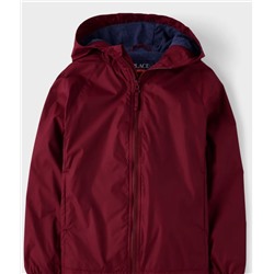 Full Size Full Size  The Children’s Place  Boys Windbreaker Jacket - burgundy
