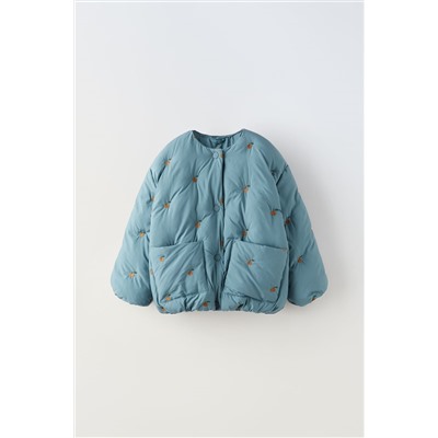 EMBROIDERED PUFFER JACKET