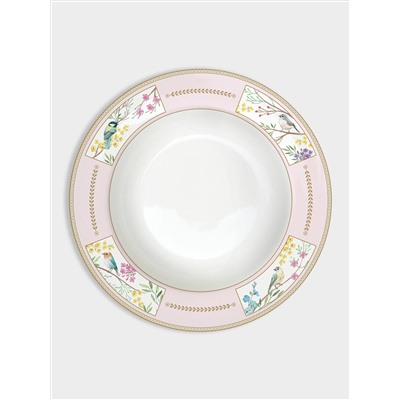 Тарелка суповая, 21,5 см, Пение птиц