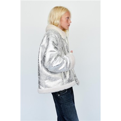 METALLIC DOUBLE-FACED JACKET
