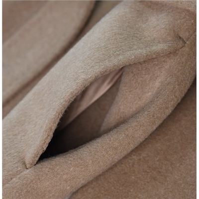 Женское шерстяное пальто с капюшоном АЙСИК*Л