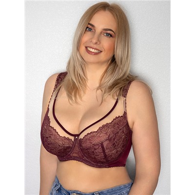 Бюстгальтер 7011 Bordeuax мягкая Fluide