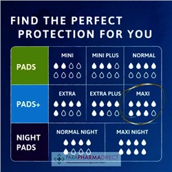 Tena Discreet Protect+ Maxi 12 Serviettes Absorbantes