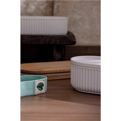 Magou Ahşap Kapaklı 2'li Lunch Box - Mint Yeşili - 2x500 ml