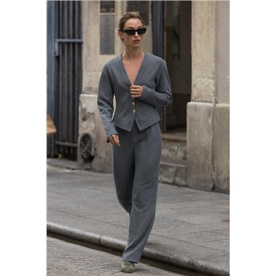 SOFT BUTTON CARDIGAN