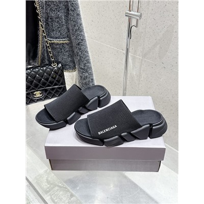 Сланцы/тапочки на плоской подошве (7 цветов) Баленсиаг*а