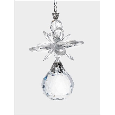 Игрушка елочная, 6x11 см, акрил, Хрустальный шар, Event