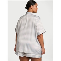 Glazed Satin Short Pajama Set