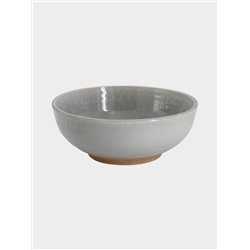 Салатник, 16х6 см, 700 мл, керамика, серо-бежевый, Спираль, Dallas