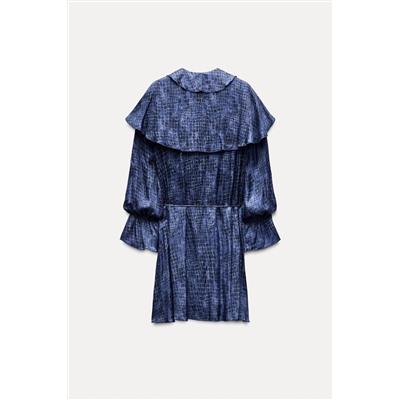 ZW COLLECTION SHORT DRESS WITH RUFFLES