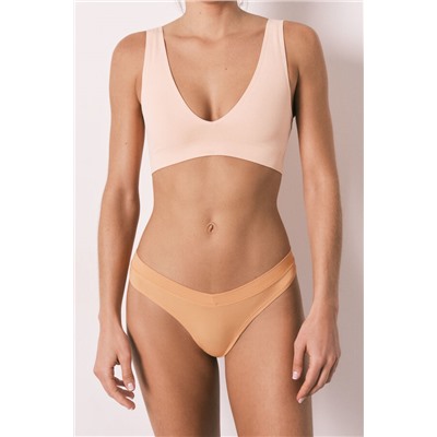 Tanga frunce naranja