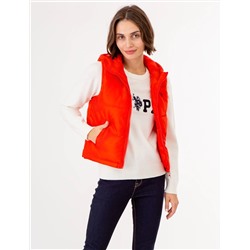 HOODED CROPPED VEST