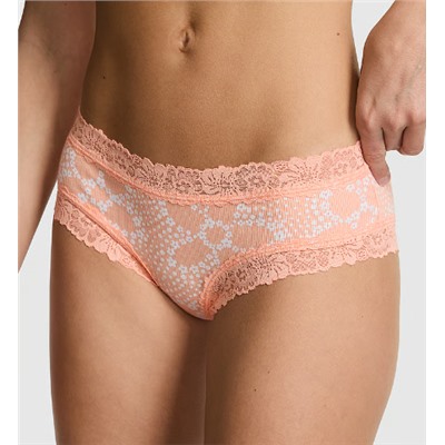 PINK Wink™ Lace-Trim Cheeky Panty