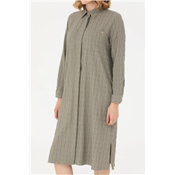 Kadın Mint Dokuma Elbise