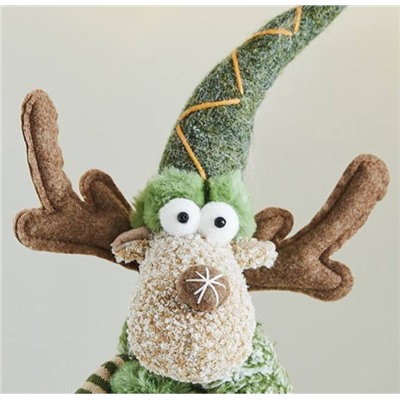 Прикольные олени 🦌 новогодняя игрушка. Статичные и на телескопических ногах