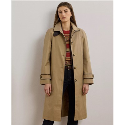Lauren Ralph Lauren Women's Buttoned Maxi Trench Coat