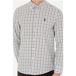 Erkek Ekoseli Lacivert Gömlek