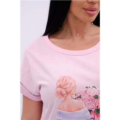 Пионы сорочка женская