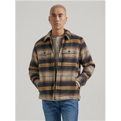 Men's Sherpa Lined Flannel Overshirt