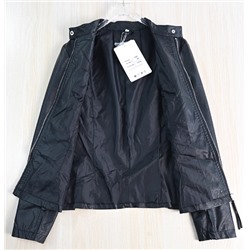 Женская курткаиз мягкой искусственной кожи с воротником-стойкой