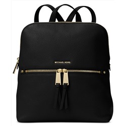 MICHAEL Michael Kors Rhea Slim Pebble Leather Backpack