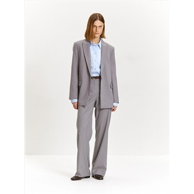 Однобортный жакет из костюмной шерсти, ML780/peter