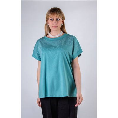 Нарядная футболка со стразами, арт.6167