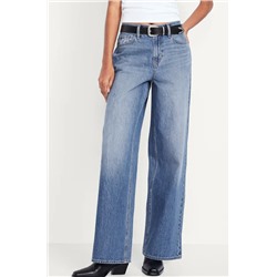 Mid-Rise Wow Baggy Wide-Leg Jeans