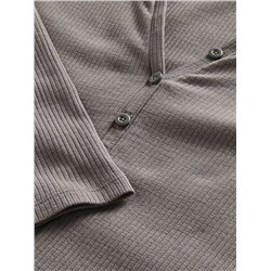 Strickkleid mit Gestreifter Struktur