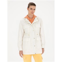 Ekru Comfort Fit Mevsimlik Mont