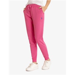 FLEECE HIGH WAISTED LOGO JOGGER