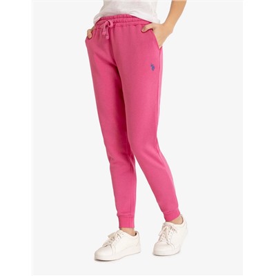 FLEECE HIGH WAISTED LOGO JOGGER