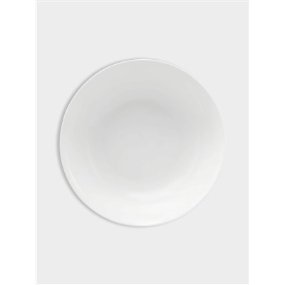 Тарелка суповая, 20х6 см, фарфор P, белая, White Basics