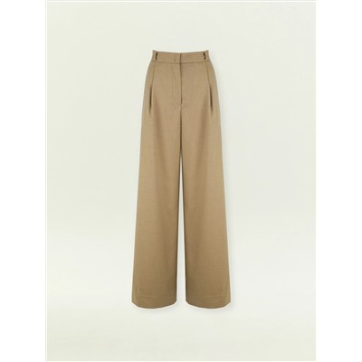 Брюки широкого кроя с добавлением шерсти, D460/ant