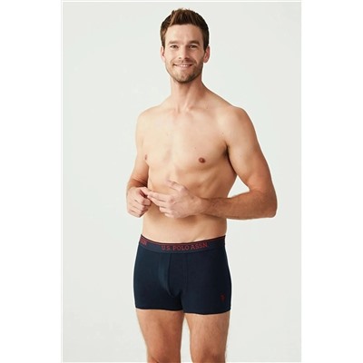 U.S. Polo Assn. U.S. Polo Assn. Erkek 3'lü Set Çok Renkli Pamuklu Boxer - Antrasit - SELKR80M09E7-WANT
