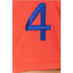 Kadın Kırmızı Basic Polo Yaka Tişört