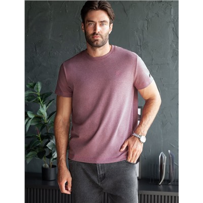 Футболка базовая полуприлегающая из премиального хлопка с эластаном