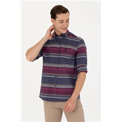 Erkek Lacivert Uzun Kollu Gömlek