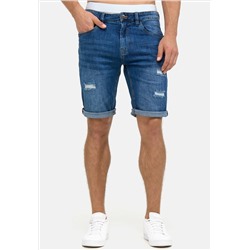 INDICODE JEANS INCADEN - Shorts vaqueros - blau