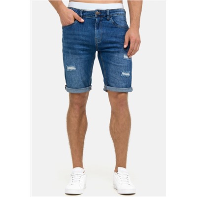INDICODE JEANS INCADEN - Shorts vaqueros - blau