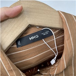 Женская рубашка свободного кроя со стразами  🖤МАНГ*О