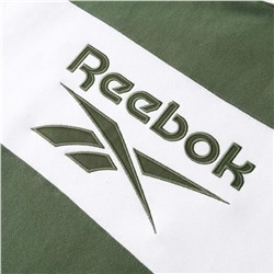 Мужской теплый свитшот Reebo*k с вышитой аппликацией логотипа бренда