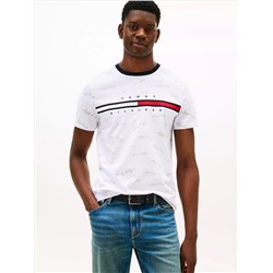 Signature Flag Stripe Logo T-Shirt
