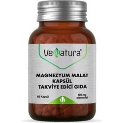 MAGNEZYUM MALAT KAPSÜL TAKVIYE EDiCi GIDA 60 cap Venatura
