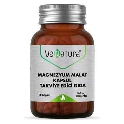 MAGNEZYUM MALAT KAPSÜL TAKVIYE EDiCi GIDA 60 cap Venatura