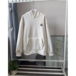 Женская толстовка худи из шерпы  КАР*Л 😎