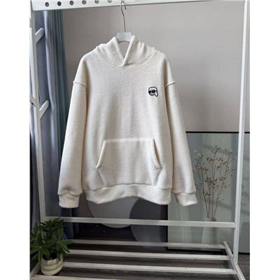 Женская толстовка худи из шерпы  КАР*Л 😎