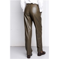 Брюки из экокожи на резинке 422